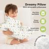 imageToddler Pillow with Pillowcase  13x18 My Little Dreamy Kids Travel Bed Pillows for Sleeping Organic Cotton Small Pillowcase Soft ampamp Breathable Machine Washable Toddlers 25 Years Old Soft WhiteGrasslands