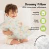 imageToddler Pillow with Pillowcase  13x18 My Little Dreamy Kids Travel Bed Pillows for Sleeping Organic Cotton Small Pillowcase Soft ampamp Breathable Machine Washable Toddlers 25 Years Old Soft WhiteWild Picnic