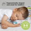 imageToddler Pillow with Pillowcase  13x18 My Little Dreamy Kids Travel Bed Pillows for Sleeping Organic Cotton Small Pillowcase Soft ampamp Breathable Machine Washable Toddlers 25 Years Old Soft WhiteKeaabc