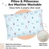 imageToddler Pillow with Pillowcase  13x18 My Little Dreamy Kids Travel Bed Pillows for Sleeping Organic Cotton Small Pillowcase Soft ampamp Breathable Machine Washable Toddlers 25 Years Old Soft WhiteEnchanted Frost