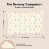 imageToddler Pillow with Pillowcase  13x18 My Little Dreamy Kids Travel Bed Pillows for Sleeping Organic Cotton Small Pillowcase Soft ampamp Breathable Machine Washable Toddlers 25 Years Old Soft WhiteFox Tales