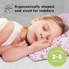 imageToddler Pillow with Pillowcase  13x18 My Little Dreamy Kids Travel Bed Pillows for Sleeping Organic Cotton Small Pillowcase Soft ampamp Breathable Machine Washable Toddlers 25 Years Old Soft WhiteDear Princess