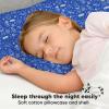 imageToddler Pillow with Pillowcase  13x18 My Little Dreamy Kids Travel Bed Pillows for Sleeping Organic Cotton Small Pillowcase Soft ampamp Breathable Machine Washable Toddlers 25 Years Old Soft WhiteOff to Space
