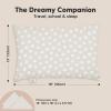 imageToddler Pillow with Pillowcase  13x18 My Little Dreamy Kids Travel Bed Pillows for Sleeping Organic Cotton Small Pillowcase Soft ampamp Breathable Machine Washable Toddlers 25 Years Old Soft WhiteMeadow
