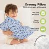 imageToddler Pillow with Pillowcase  13x18 My Little Dreamy Kids Travel Bed Pillows for Sleeping Organic Cotton Small Pillowcase Soft ampamp Breathable Machine Washable Toddlers 25 Years Old Soft WhitePawtrol