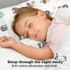 imageToddler Pillow with Pillowcase  13x18 My Little Dreamy Kids Travel Bed Pillows for Sleeping Organic Cotton Small Pillowcase Soft ampamp Breathable Machine Washable Toddlers 25 Years Old Soft WhiteKea123