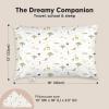 imageToddler Pillow with Pillowcase  13x18 My Little Dreamy Kids Travel Bed Pillows for Sleeping Organic Cotton Small Pillowcase Soft ampamp Breathable Machine Washable Toddlers 25 Years Old Soft WhiteGrasslands