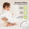 imageToddler Pillow with Pillowcase  13x18 My Little Dreamy Kids Travel Bed Pillows for Sleeping Organic Cotton Small Pillowcase Soft ampamp Breathable Machine Washable Toddlers 25 Years Old Soft WhiteEscapade