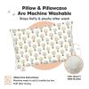 imageToddler Pillow with Pillowcase  13x18 My Little Dreamy Kids Travel Bed Pillows for Sleeping Organic Cotton Small Pillowcase Soft ampamp Breathable Machine Washable Toddlers 25 Years Old Soft WhiteHot Air Balloon