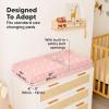image2Pack Organic Changing Pad Covers for Girl Boy Neutral  100 Cotton Changing Table Pad Cover Soft Baby Nursery Diaper Changing Pad Sheets Contour Changing Pads Liners Change Pad Cover EllyDreamland