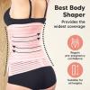 image3 in 1 Postpartum Belly Support Recovery Wrap  Postpartum Belly Band After Birth Brace Slimming Girdles Body Shaper Waist Shapewear Post Surgery Pregnancy Belly Support Band Midnight Black MLBlush Pink