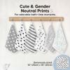 image6Pack Cotton Baby Washcloths for Newborn  Organic Cotton Muslin Soft Wash Cloths for Babies Infant Kids Toddler Towels for Boy Girl Super Absorbent Face Cloths ScratchFree Baby Rags NordicGrayscape