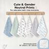 image6Pack Cotton Baby Washcloths for Newborn  Organic Cotton Muslin Soft Wash Cloths for Babies Infant Kids Toddler Towels for Boy Girl Super Absorbent Face Cloths ScratchFree Baby Rags NordicVessels