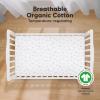 imageKeaBabies 2Pack Organic Crib Sheets for Boys Girls  52x28 Fitted Crib Mattress Sheet Neutral Breathable Jersey Cotton Cover for Baby Bed Toddler Mattress Soft ampamp Cute Prints WoodlandCloud Abc