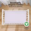 imageKeaBabies 2Pack Organic Crib Sheets for Boys Girls  52x28 Fitted Crib Mattress Sheet Neutral Breathable Jersey Cotton Cover for Baby Bed Toddler Mattress Soft ampamp Cute Prints WoodlandThistle