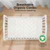 imageKeaBabies 2Pack Organic Crib Sheets for Boys Girls  52x28 Fitted Crib Mattress Sheet Neutral Breathable Jersey Cotton Cover for Baby Bed Toddler Mattress Soft ampamp Cute Prints WoodlandMarine Muse