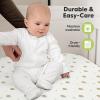 imageKeaBabies 2Pack Organic Crib Sheets for Boys Girls  52x28 Fitted Crib Mattress Sheet Neutral Breathable Jersey Cotton Cover for Baby Bed Toddler Mattress Soft ampamp Cute Prints WoodlandNibbleBruce
