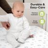 imageKeaBabies 2Pack Organic Crib Sheets for Boys Girls  52x28 Fitted Crib Mattress Sheet Neutral Breathable Jersey Cotton Cover for Baby Bed Toddler Mattress Soft ampamp Cute Prints WoodlandCosmo