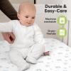 imageKeaBabies 2Pack Organic Crib Sheets for Boys Girls  52x28 Fitted Crib Mattress Sheet Neutral Breathable Jersey Cotton Cover for Baby Bed Toddler Mattress Soft ampamp Cute Prints WoodlandExcavation