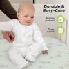 imageKeaBabies 2Pack Organic Crib Sheets for Boys Girls  52x28 Fitted Crib Mattress Sheet Neutral Breathable Jersey Cotton Cover for Baby Bed Toddler Mattress Soft ampamp Cute Prints WoodlandElly