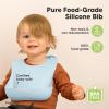 imageKeaBabies 2Pack Silicone Baby Bibs for Eating  Sturdy FoodGrade Silicone Bibs for Babies Girl Boy Large Food Catcher Clean ampamp Put On Easily Waterproof Toddler Feeding Essentials SlateOcean