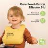 imageKeaBabies 2Pack Silicone Baby Bibs for Eating  Sturdy FoodGrade Silicone Bibs for Babies Girl Boy Large Food Catcher Clean ampamp Put On Easily Waterproof Toddler Feeding Essentials SlateValiant