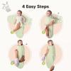 imageKeaBabies 3Pack Organic Baby Swaddle Sleep Sacks  Swaddles for Newborns Infant 03 Months Baby Girls Boys Soft ampamp Snug Newborn Sleep Sack Nursery Swaddling Blankets NordicRipple