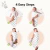 imageKeaBabies 3Pack Organic Baby Swaddle Sleep Sacks  Swaddles for Newborns Infant 03 Months Baby Girls Boys Soft ampamp Snug Newborn Sleep Sack Nursery Swaddling Blankets NordicThe Wild 2
