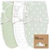 imageKeaBabies 3Pack Organic Baby Swaddle Sleep Sacks  Swaddles for Newborns Infant 03 Months Baby Girls Boys Soft ampamp Snug Newborn Sleep Sack Nursery Swaddling Blankets NordicBunnies