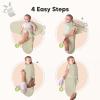 imageKeaBabies 3Pack Organic Baby Swaddle Sleep Sacks  Swaddles for Newborns Infant 03 Months Baby Girls Boys Soft ampamp Snug Newborn Sleep Sack Nursery Swaddling Blankets NordicDino Ridge
