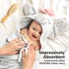 imageKeaBabies Organic Baby Towel with Hood for Girls Boys  Soft Absorbent 100 Cotton Hooded Baby Towels for Newborns Infants Large Hooded Bath Towels for Babies Kids Toddler 13 UriaElla