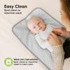 imageKeaBabies Portable Diaper Changing Pad Easy Wipe Clean  Foldable Waterproof Baby Changing Mat for Diaper Bag Compact Lightweight 25x13 Newborn Infant Baby Changer Travel Essential Black GeoWoodland