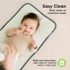 imageKeaBabies Portable Diaper Changing Pad Easy Wipe Clean  Foldable Waterproof Baby Changing Mat for Diaper Bag Compact Lightweight 25x13 Newborn Infant Baby Changer Travel Essential Black GeoWoods