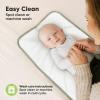 imageKeaBabies Portable Diaper Changing Pad Easy Wipe Clean  Foldable Waterproof Baby Changing Mat for Diaper Bag Compact Lightweight 25x13 Newborn Infant Baby Changer Travel Essential Black GeoFox Vale