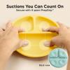 imageKeaBabies Suction Plates with Lids for Baby  3Pack 100 Silicone Toddler Plates with Suction Divided BPAFree Baby Led Weaning Essentials for Kids Dishwasher Microwave Safe Durable SlateAmaze