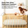imageWaterproof Crib Mattress Protector Cover Fitted  2Pack Quiet Baby Crib Mattress Pad Sheets 52quot x 28quot Soft Quilted Cotton Baby Sheet Machine Washable Easy Fit Durable KhakiMavyGlacierQuin