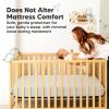imageWaterproof Crib Mattress Protector Cover Fitted  2Pack Quiet Baby Crib Mattress Pad Sheets 52quot x 28quot Soft Quilted Cotton Baby Sheet Machine Washable Easy Fit Durable KhakiMavyPearl GrayQuin