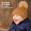 image2Pack Baby Hats for Girls Boys  Stretchy Baby Beanies Cute Newborn ampamp Toddler Winter Hat Soft ampamp Warm Pom Pom Beanie for Infant Toddler Boys Girls 636 Months Ember MBlast