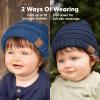 image3Pack Baby Beanies for Boys Girls  Stretchy Knit Baby Hats Cute Newborn ampamp Toddler Winter Hat Soft ampamp Warm Infant Beanie 636 Months Cloud MCobalt