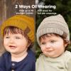 image3Pack Baby Beanies for Boys Girls  Stretchy Knit Baby Hats Cute Newborn ampamp Toddler Winter Hat Soft ampamp Warm Infant Beanie 636 Months Cloud MSunshine