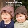 image3Pack Baby Beanies for Boys Girls  Stretchy Knit Baby Hats Cute Newborn ampamp Toddler Winter Hat Soft ampamp Warm Infant Beanie 636 Months Cloud MTawny