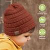 image3Pack Baby Beanies for Boys Girls  Stretchy Knit Baby Hats Cute Newborn ampamp Toddler Winter Hat Soft ampamp Warm Infant Beanie 636 Months Cloud MTerracotta