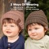 image3Pack Baby Beanies for Boys Girls  Stretchy Knit Baby Hats Cute Newborn ampamp Toddler Winter Hat Soft ampamp Warm Infant Beanie 636 Months Cloud MWine