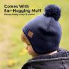 imageBaby Beanies Baby Hats for Boys Girls  Cute Toddler Winter Hat Soft ampamp Stretchy Beanies for Infant Newborn 636 Months Cozy ampamp Warm with Earflap Muff ampamp Pom RegaliaNavy