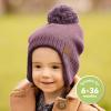 imageBaby Beanies Baby Hats for Boys Girls  Cute Toddler Winter Hat Soft ampamp Stretchy Beanies for Infant Newborn 636 Months Cozy ampamp Warm with Earflap Muff ampamp Pom RegaliaRegalia