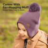 imageBaby Beanies Baby Hats for Boys Girls  Cute Toddler Winter Hat Soft ampamp Stretchy Beanies for Infant Newborn 636 Months Cozy ampamp Warm with Earflap Muff ampamp Pom RegaliaRegalia