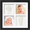 imageBaby Hand and Footprint Kit  Quick Dry Clay Baby Footprint Kit Newborn Keepsake Nursery Picture Frame for Boys Girls Personalized Gifts for Shower ampamp Registry New Mom Gift Onyx BlackOnyx Black