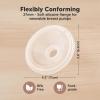 imageBreast Pump Flange Insert 1317212427mm  Compatible with KeaBabies Pulse S10 Pro BPAFree Food Grade Silicone Flanges Soft Breast Pumps Accessories Replacement Parts 1PC Flange 27mm