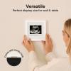 imageKeaBabies Baby Sonogram Picture Frame  Modern Ultrasound Picture Frames for Mom to Be First Pregnancy Gifts for Expecting Mom ampamp First Time Dad Baby Gender Reveal Gifts Petal PinkAlpine White