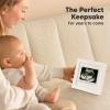 imageKeaBabies Baby Sonogram Picture Frame  Modern Ultrasound Picture Frames for Mom to Be First Pregnancy Gifts for Expecting Mom ampamp First Time Dad Baby Gender Reveal Gifts Petal PinkAlpine White